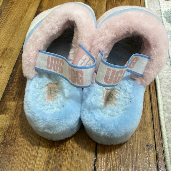 Size 9 Ugg SLING BACK SLIPPERS COTTON CANDY COLORS - Picture 4 of 8
